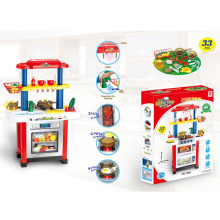 B / O Kids Play brinquedo de cozinha com luz e música (h1055003)